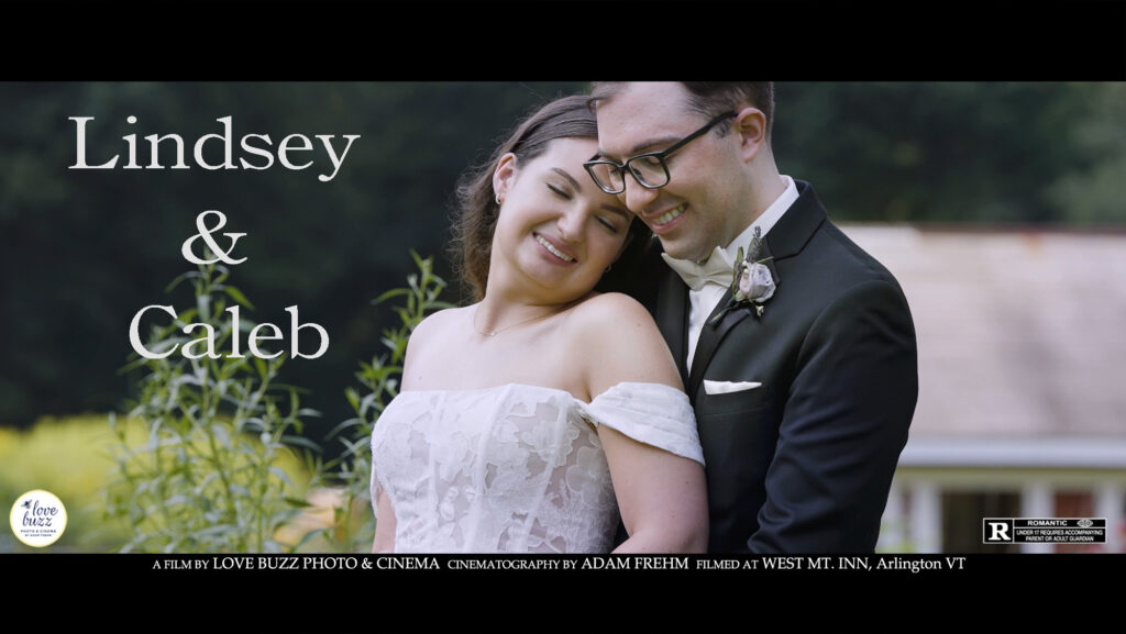 bride and groom snuggling on their wedding day